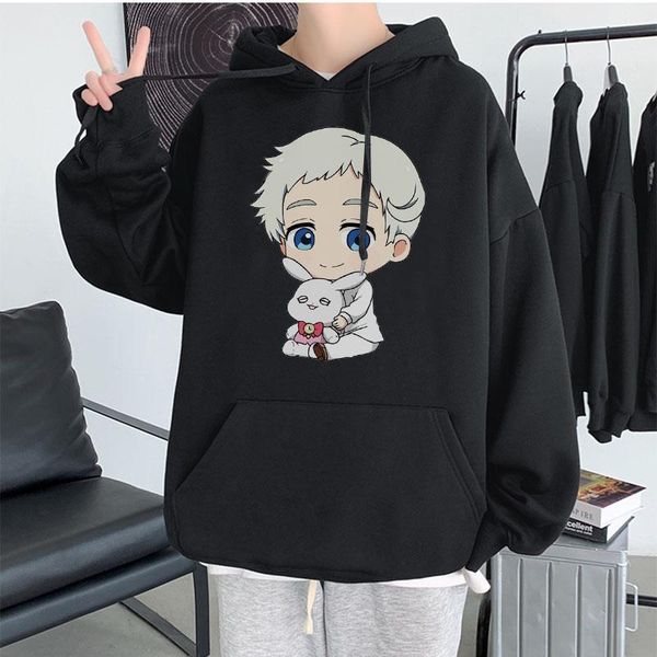 men's hoodies & sweatshirts winter oversized hoodie cartoon promised neverland graphics hooded casual men sweatshirt harajuku anime h, Black
men's hoodies & sweatshirts winter oversized hoodie cartoon promised neverland graphics hooded casual men sweatshirt harajuku anime h, Black