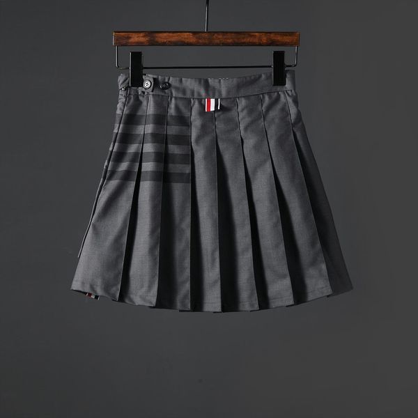 tb thom brand pleated fashion womens skirts casual stripe short zipper grey classic korean design girl party clothing, Black
tb thom brand pleated fashion womens skirts casual stripe short zipper grey classic korean design girl party clothing, Black