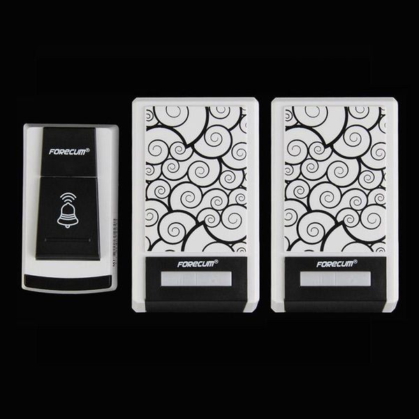 doorbells 25-80db waterproof 36 songs wireless remote control 100m range doorbell with 2 receivers deurbel home security accessories
doorbells 25-80db waterproof 36 songs wireless remote control 100m range doorbell with 2 receivers deurbel home security accessories