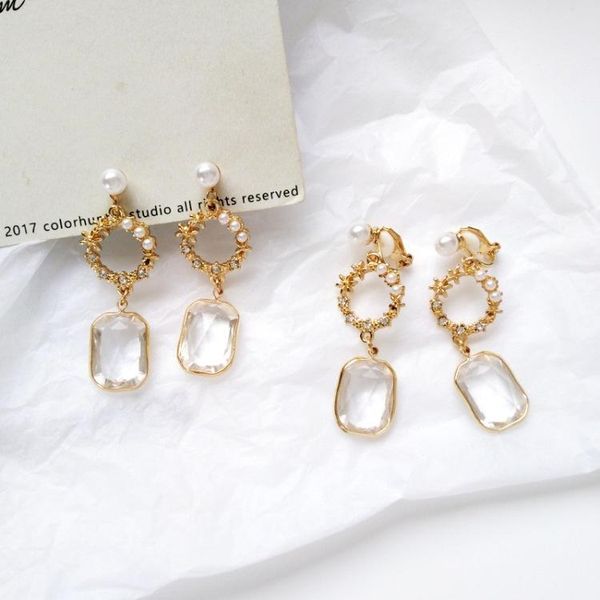 clip-on & screw back similated pearls flower round clip earrings non pierced geometric transparent sqaure crytals on without piercing, Silver
clip-on & screw back similated pearls flower round clip earrings non pierced geometric transparent sqaure crytals on without piercing, Silver