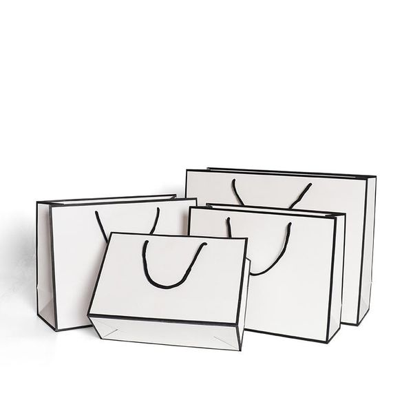 gift wrap 10pcs 28x20x10cm large white kraft paper packaging bag garment with handles small black shopping
gift wrap 10pcs 28x20x10cm large white kraft paper packaging bag garment with handles small black shopping