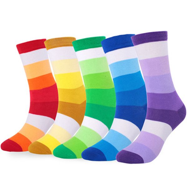 men's middle tube stripe fashion trend rainbow thickening stretch fitness mens socks winter casual homme mid length sock, Black
men's middle tube stripe fashion trend rainbow thickening stretch fitness mens socks winter casual homme mid length sock, Black