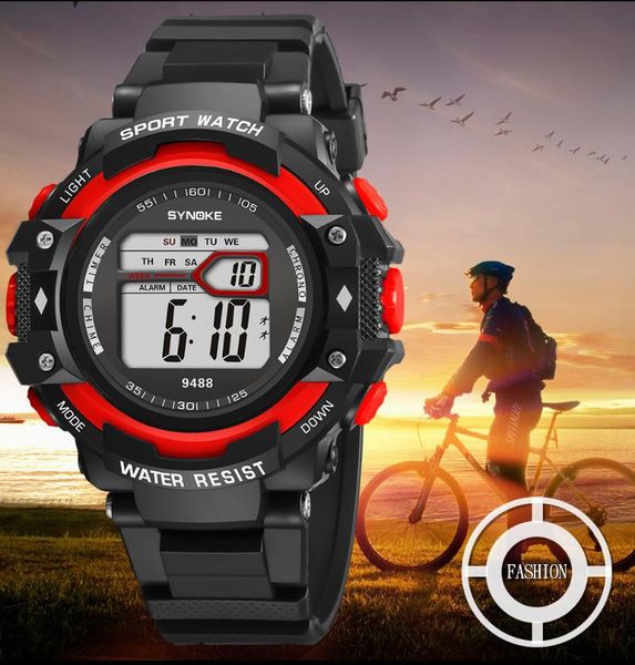 wristwatches synoke luxury digital men watch multi-function 50m waterproof led double action reloj hombre montre l58, Slivery;brown
wristwatches synoke luxury digital men watch multi-function 50m waterproof led double action reloj hombre montre l58, Slivery;brown