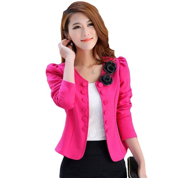 women korean slim long sleeve small suit jacket ladies lining office normal blazer ol career women's suits & blazers, White;black
women korean slim long sleeve small suit jacket ladies lining office normal blazer ol career women's suits & blazers, White;black