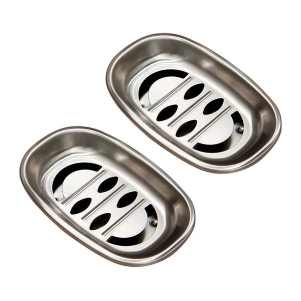 soap dishes 2pcs double layer stainless steel dish tray draining box holder for shower bathroom kitchen (oval laugh)
soap dishes 2pcs double layer stainless steel dish tray draining box holder for shower bathroom kitchen (oval laugh)