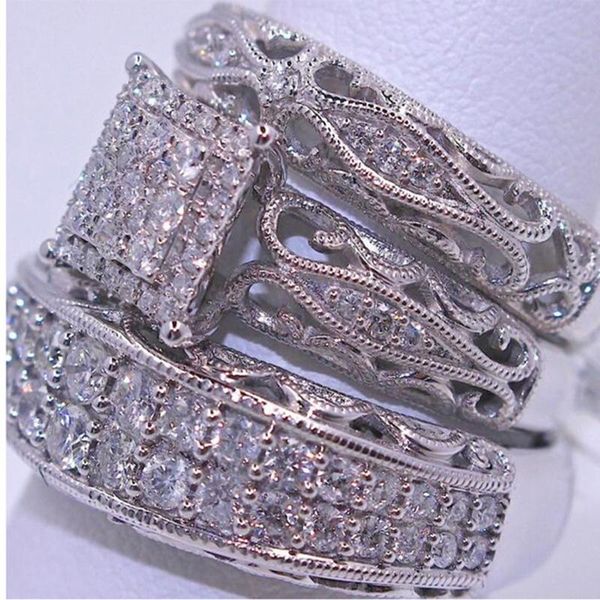 wedding rings women's ring european and american fashion three piece set with lovers hand jewelry legend of zelda, Slivery;golden
wedding rings women's ring european and american fashion three piece set with lovers hand jewelry legend of zelda, Slivery;golden