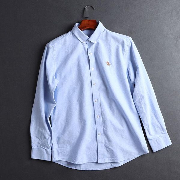 men's casual shirts long sleeve refined sulfur cotton embroidery shirt men anti-wrinkle easy-care button-down collar oxford male, White;black
men's casual shirts long sleeve refined sulfur cotton embroidery shirt men anti-wrinkle easy-care button-down collar oxford male, White;black