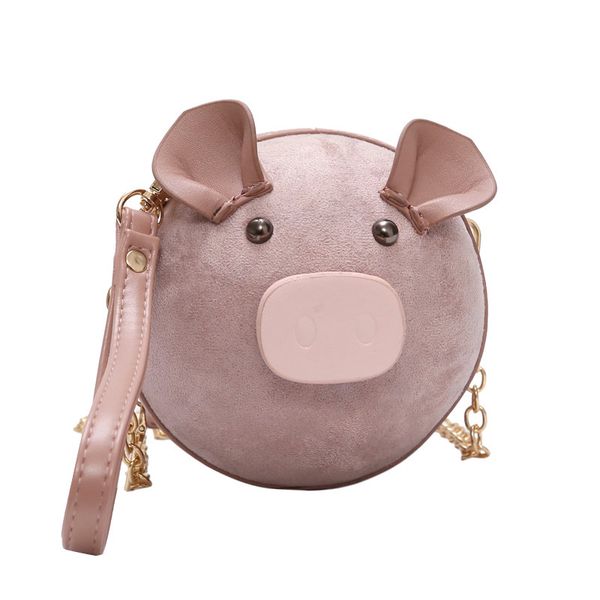 cute pig crossbody bags for women shoulder bag mini circular design ladies handbag suede round phone purse bolsa chain bag pink
cute pig crossbody bags for women shoulder bag mini circular design ladies handbag suede round phone purse bolsa chain bag pink