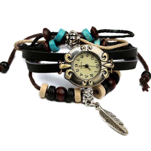 wristwatches selling leather bracelet watch pure feather pendant men and women fashion wholesale, Slivery;brown
wristwatches selling leather bracelet watch pure feather pendant men and women fashion wholesale, Slivery;brown