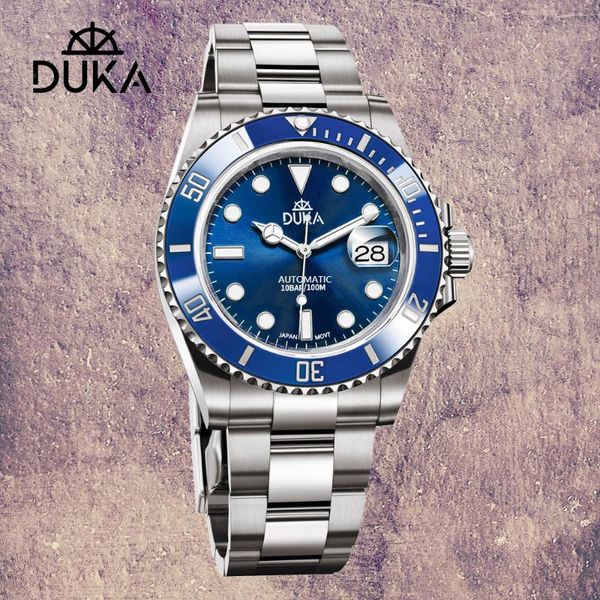 wristwatches duka male watch 2021 simplicity automatic for men mechanical sapphire crystal montre homme, Slivery;brown
wristwatches duka male watch 2021 simplicity automatic for men mechanical sapphire crystal montre homme, Slivery;brown