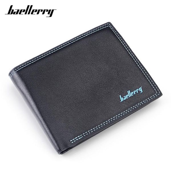 wallets baellerry super thin casual men's bifold card holder brand designer slim wallet for men purses male mw334, Red;black
wallets baellerry super thin casual men's bifold card holder brand designer slim wallet for men purses male mw334, Red;black
