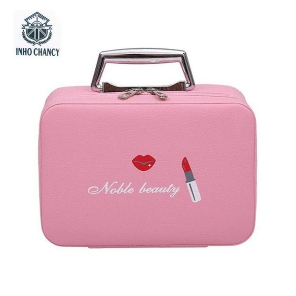 women beauticians cosmetic cases travel handbags pu leather organizer makeup bag wash bags make up storage box cg033 &
women beauticians cosmetic cases travel handbags pu leather organizer makeup bag wash bags make up storage box cg033 &
