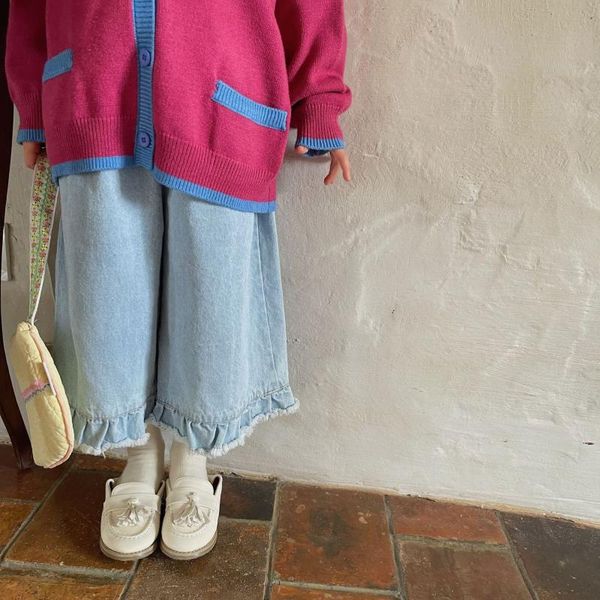 trousers 2021 autumn kids clothes girls pants denim trouser korean wide leg baby, Blue
trousers 2021 autumn kids clothes girls pants denim trouser korean wide leg baby, Blue