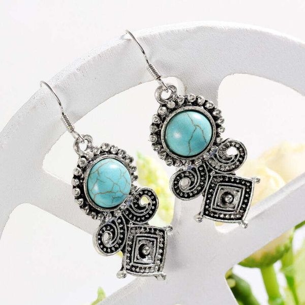 women's round beads tibetan silver turquoise dangle chandelier earrings gstqe084 fashion gift national style women diy earring
women's round beads tibetan silver turquoise dangle chandelier earrings gstqe084 fashion gift national style women diy earring