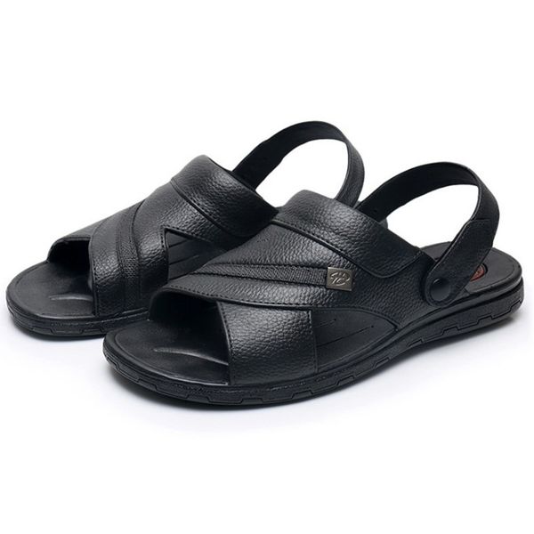 sandals summer men patent leather outdoor shoes leisure beach 's size 40-44 lscf, Black
sandals summer men patent leather outdoor shoes leisure beach 's size 40-44 lscf, Black