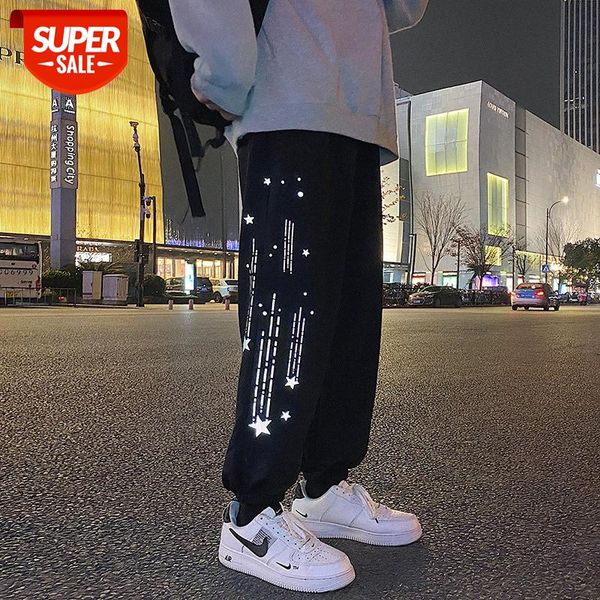 trendy footwear pants male korean style loose handsome reflective casual student sports straight-leg #0v1j, Black
trendy footwear pants male korean style loose handsome reflective casual student sports straight-leg #0v1j, Black