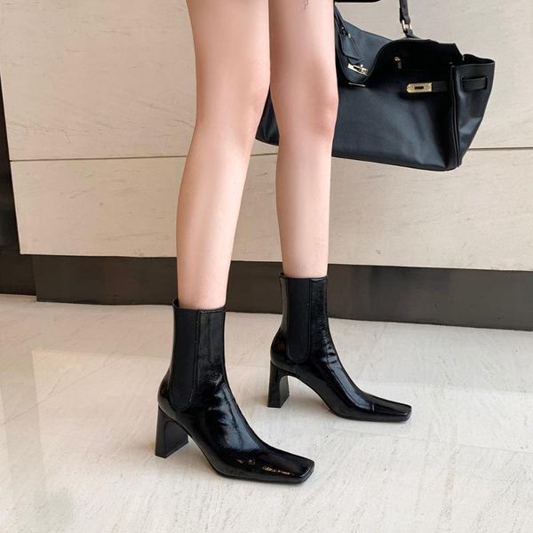 boots kickway elegant elastic women warm genuine leather square toe thick heels pumps wedding office lady shoes woman 34-40, Black
boots kickway elegant elastic women warm genuine leather square toe thick heels pumps wedding office lady shoes woman 34-40, Black