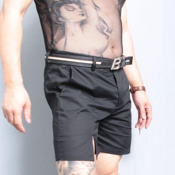 men's shorts summer thin men loose type casual half leg front slits beach straight -pipe breeches male sand outdoors sports, White;black
men's shorts summer thin men loose type casual half leg front slits beach straight -pipe breeches male sand outdoors sports, White;black