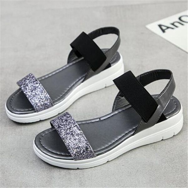 large size rhinestone sandals womens summer platform sandalias bottom women slippers slides fashion flat women's shoes, Black
large size rhinestone sandals womens summer platform sandalias bottom women slippers slides fashion flat women's shoes, Black