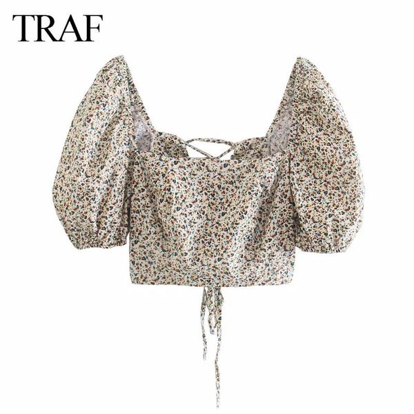 women's blouses & shirts traf 2021 summer square collar floral print hedging drawstring back hollow short set fashion commuter temp, White
women's blouses & shirts traf 2021 summer square collar floral print hedging drawstring back hollow short set fashion commuter temp, White