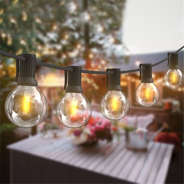 Street Garand ight Outdoors Wedding ED Bub G40 Gobe String ights Christmas Decor Garden ight For Party Yard
Street Garand ight Outdoors Wedding ED Bub G40 Gobe String ights Christmas Decor Garden ight For Party Yard