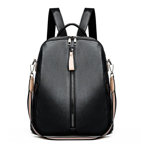 outdoor bags backpack women's style pu soft leather college schoolbag travel shopping large-capacity
outdoor bags backpack women's style pu soft leather college schoolbag travel shopping large-capacity