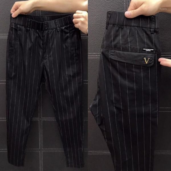 men's pants fall/winter casual slim striped leggings korean fashion black small
men's pants fall/winter casual slim striped leggings korean fashion black small