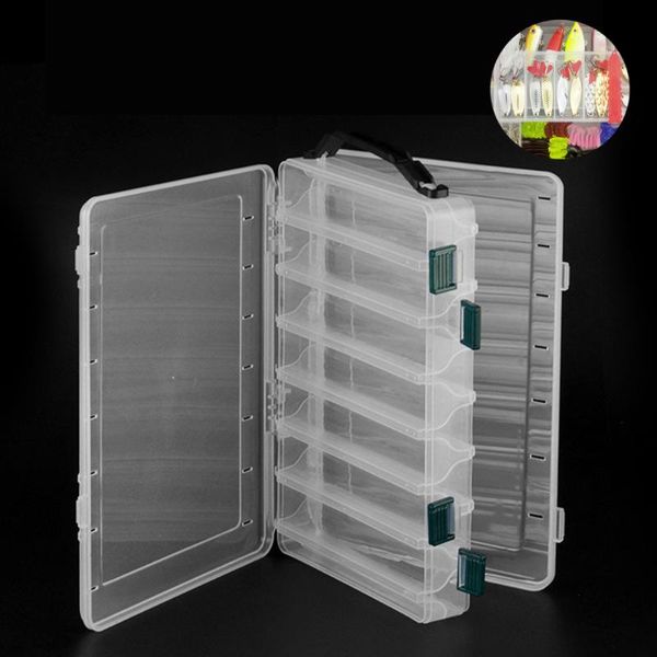 fishing accessories compartment pvc transparent large capacity with handle quick drain bait storage lure box portable double layer organizer
fishing accessories compartment pvc transparent large capacity with handle quick drain bait storage lure box portable double layer organizer