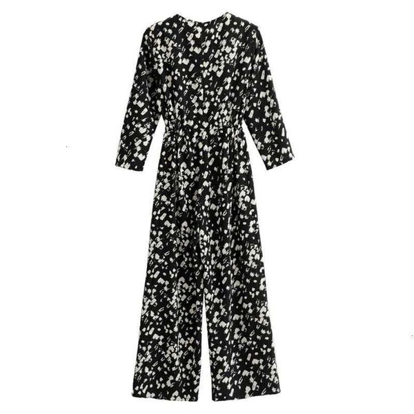 women's jumpsuits & rompers spring adjust waist dot print long sleeve jumpsuit women o neck wide leg full length pants r 6m6a, Black;white
women's jumpsuits & rompers spring adjust waist dot print long sleeve jumpsuit women o neck wide leg full length pants r 6m6a, Black;white