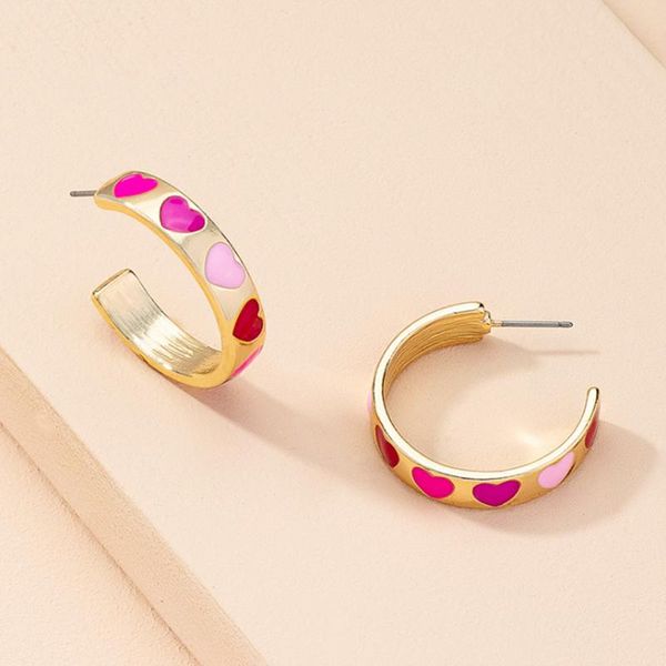 stud uilz 2021 trendy y2k heart enamel earrings korean cute summer party travel jewelry friend gift dorp, Golden;silver
stud uilz 2021 trendy y2k heart enamel earrings korean cute summer party travel jewelry friend gift dorp, Golden;silver