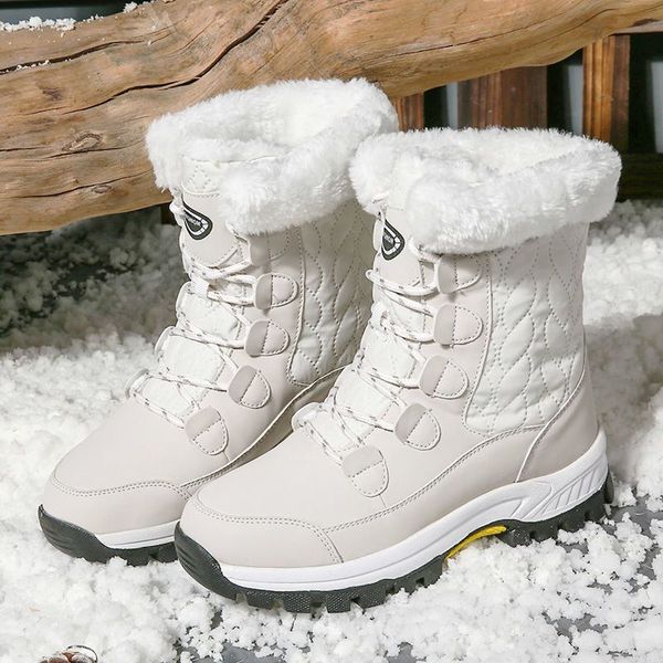 Women Winter Boots 2021 Women Snow Boots Warm Fur Winter Shoes Non-slip Lace Up Snow Boots For -40 Degrees big size 42, 8828 white
Women Winter Boots 2021 Women Snow Boots Warm Fur Winter Shoes Non-slip Lace Up Snow Boots For -40 Degrees big size 42, 8828 white