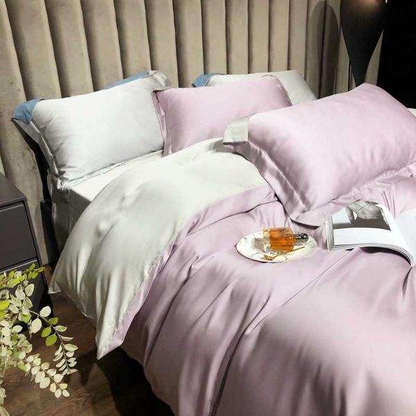 light luxury 60 double-sided orchid essence tencel four piece european style double ice silk quilt cover silk smooth and cool bedding
light luxury 60 double-sided orchid essence tencel four piece european style double ice silk quilt cover silk smooth and cool bedding