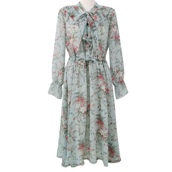 casual dresses 2022 spring autumn plus size floral dress women's clothing long-sleeved waist slim chiffon d675, Black;gray
casual dresses 2022 spring autumn plus size floral dress women's clothing long-sleeved waist slim chiffon d675, Black;gray