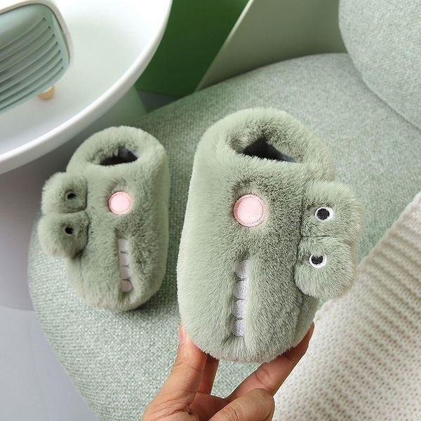 winter kids slippers solid crocodile lamb warm indoor shoes for boys toddler girls soft non slip floor children slipper, Black;grey
winter kids slippers solid crocodile lamb warm indoor shoes for boys toddler girls soft non slip floor children slipper, Black;grey