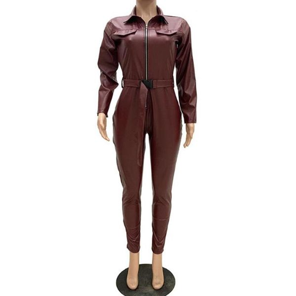women's jumpsuits & rompers pu leather biker style for women long sleeve high waist belts bodycon overalls black motor jumpsuit, Black;white
women's jumpsuits & rompers pu leather biker style for women long sleeve high waist belts bodycon overalls black motor jumpsuit, Black;white
