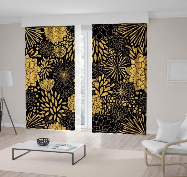 curtain & drapes gold flowers leaf patterns on black background nature summer garden floral ornament decorative art
curtain & drapes gold flowers leaf patterns on black background nature summer garden floral ornament decorative art