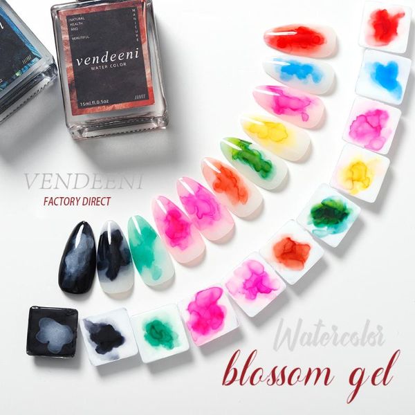 nail gel vendeeni watercolor ink blooming polish 12 colors smoke effect blossom varnish manicure art lacquer 15ml, Red;pink
nail gel vendeeni watercolor ink blooming polish 12 colors smoke effect blossom varnish manicure art lacquer 15ml, Red;pink