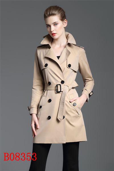women's trench coats long classic windbreaker waterproof british high-end english style autumn winter gabadian solid color size coat a9, Tan;black
women's trench coats long classic windbreaker waterproof british high-end english style autumn winter gabadian solid color size coat a9, Tan;black