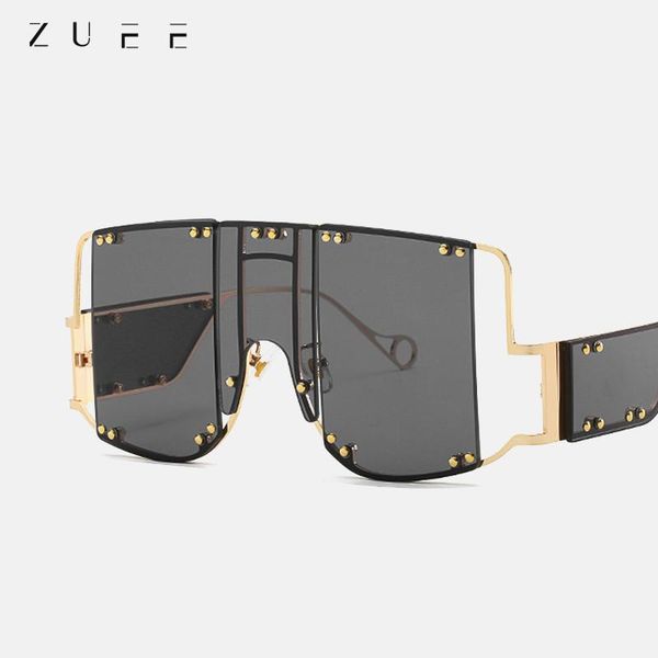 sunglasses women square oversized mirror men shades glasses metal rivet trend unique female eyewear, White;black
sunglasses women square oversized mirror men shades glasses metal rivet trend unique female eyewear, White;black