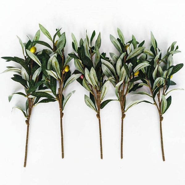 5pcs artificial plant party home decor wedding fake leaf olive branches foliage simulation office craft greenery fruits bouquet decorative f
5pcs artificial plant party home decor wedding fake leaf olive branches foliage simulation office craft greenery fruits bouquet decorative f