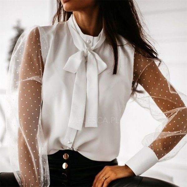 mesh plus size white shirt spring stand collar bow korean blouse women solid casual long sleeve loose ladies 12590 210421
mesh plus size white shirt spring stand collar bow korean blouse women solid casual long sleeve loose ladies 12590 210421