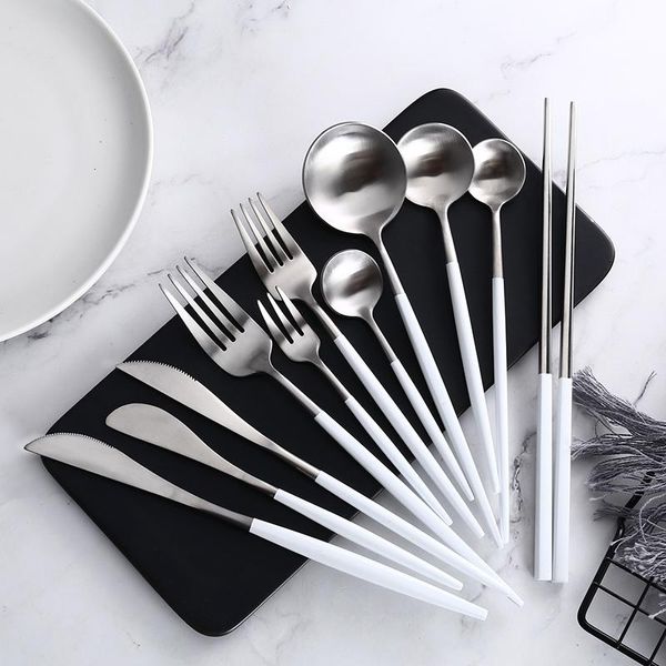 dinnerware sets upscale tableware set stainless steel butter knives chopstick steak knife fork coffee spoon teaspoon silverwaresets wed
dinnerware sets upscale tableware set stainless steel butter knives chopstick steak knife fork coffee spoon teaspoon silverwaresets wed