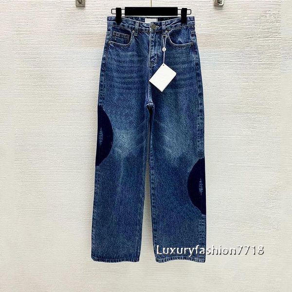 women's jeans luxury designer 2021 style fashion women high end denim jean letter logo printing waist slim wide leg woman pants, Blue
women's jeans luxury designer 2021 style fashion women high end denim jean letter logo printing waist slim wide leg woman pants, Blue