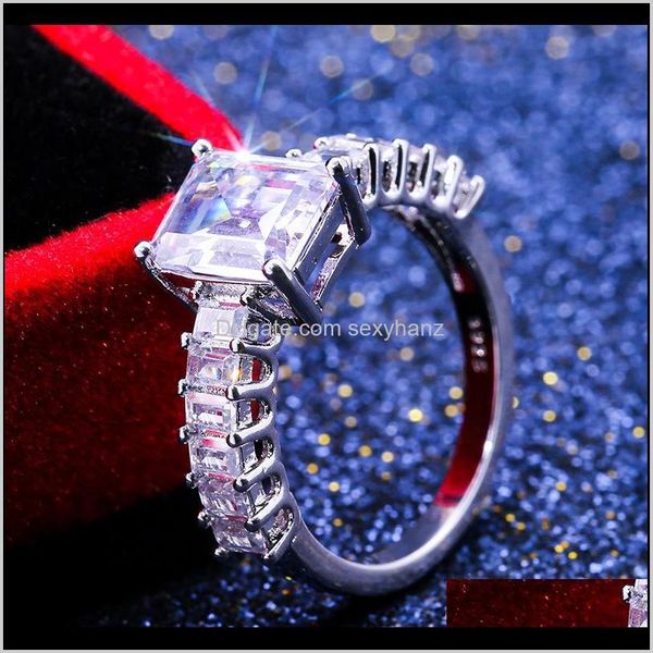 rings drop delivery 2021 luxury princess 925 sterling sier engagement wedding ring for women lady anniversary gift jewelry wholesale r5486 j, Slivery;golden
rings drop delivery 2021 luxury princess 925 sterling sier engagement wedding ring for women lady anniversary gift jewelry wholesale r5486 j, Slivery;golden