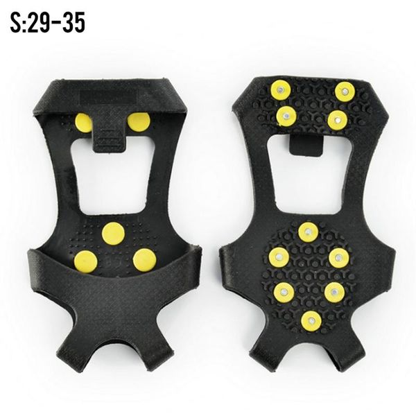 cords, slings and webbing 1 pair ice cleats non-slip 10 studs grips traction grippers spikes crampons for hiking shoes boots
cords, slings and webbing 1 pair ice cleats non-slip 10 studs grips traction grippers spikes crampons for hiking shoes boots