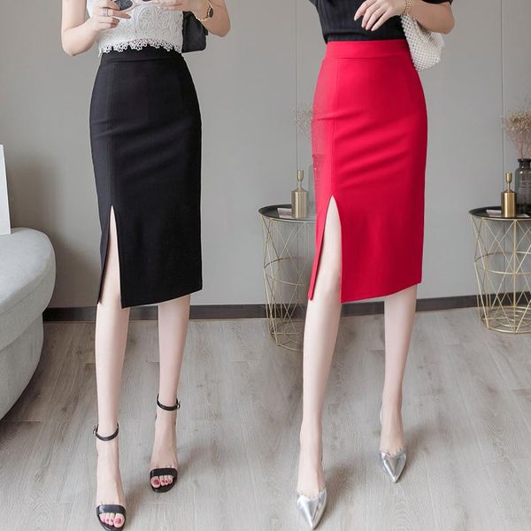 skirts spring and summer elastic a-line mid-length skirtwomen female 2021 split skirt high waist bag hip elegant one-stepskirt, Black
skirts spring and summer elastic a-line mid-length skirtwomen female 2021 split skirt high waist bag hip elegant one-stepskirt, Black