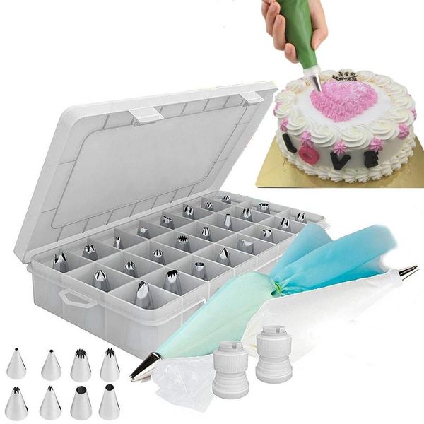50pcs/set cake decorating tool nozzles icing piping tip stainless steel pastry cream spout for baking tools &
50pcs/set cake decorating tool nozzles icing piping tip stainless steel pastry cream spout for baking tools &