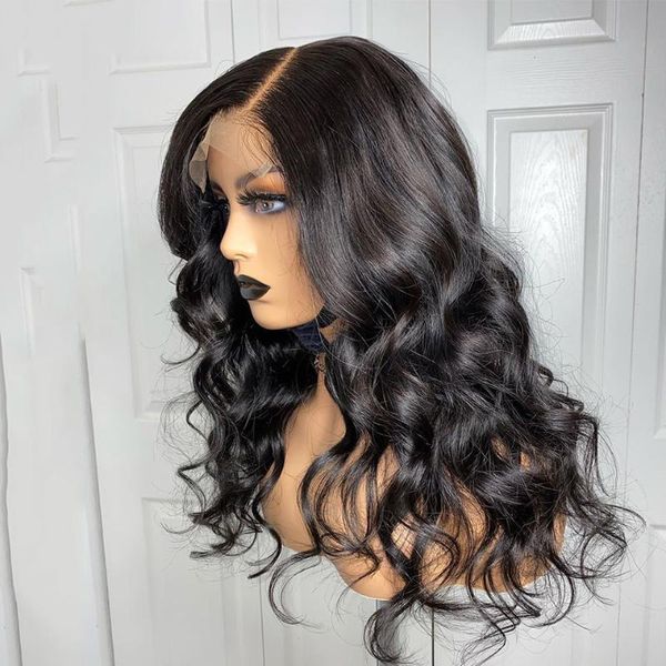 synthetic wigs 180%density body wave preplucked glueless lace front wig for women baby hair heat temperatur dailywigs, Black
synthetic wigs 180%density body wave preplucked glueless lace front wig for women baby hair heat temperatur dailywigs, Black