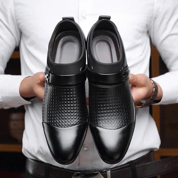 brand men formal shoes slip on pointed toe patent leather oxford for dress business plus size 38-46, Black
brand men formal shoes slip on pointed toe patent leather oxford for dress business plus size 38-46, Black