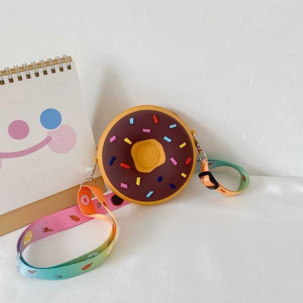 children bag 2021 new baby messenger doughnut lovely princess zero purse mini silicone, Black
children bag 2021 new baby messenger doughnut lovely princess zero purse mini silicone, Black